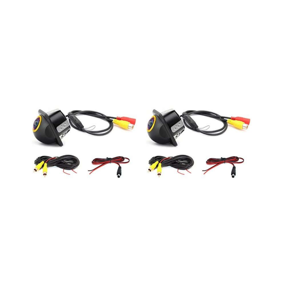 2X Car Ahd 720P Rear View Camera Reverse Assist Camera Night Vision Camera Back Camera 6032427058849