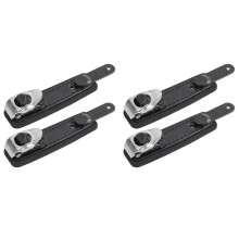 4X Boucle Extérieure en Nylon et Plastique, Sangle D'Orteil et de Cheville, Coussinet EVA pour Chaussures de Ski et Fixations de Snowboard.