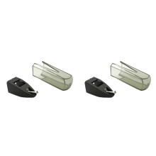 2X Aguja de Repuesto para Cartucho Ortofon 1.º para Tocadiscos Concorde OM Super OMB OMT OD LM TM SMB y SG