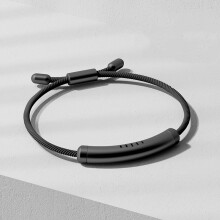 (Black) Mosquito Repellent Bracelet, Mosquito Bands with 6 Replacement Sticks for Adults, Kids & Babies