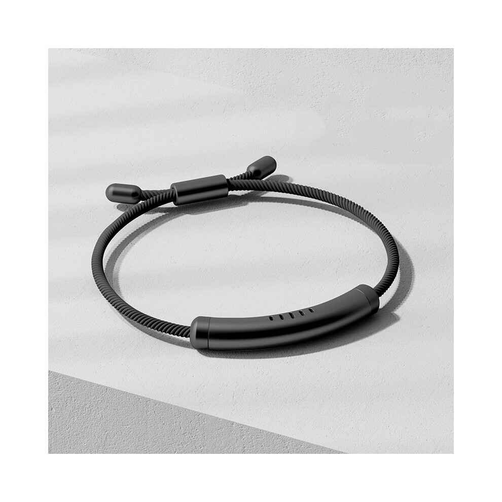Gopatriot Memory (Black) Mosquito Repellent Bracelet, Mosquito Bands With 6 Replacement Sticks For Adults, Kids & Babies