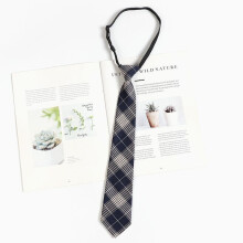 (StyleB)Kids Striped Badge Pattern Jk Tie School Uniforms Casual Wear Accessories Gift