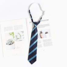 (StyleH)Kids Striped Badge Pattern Jk Tie School Uniforms Casual Wear Accessories Gift