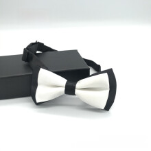 (G02)Childrens Bow Tie Student Uniform Two Tone Neckties Clothing Decoration Tie