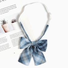 (StyleDD)Kids Striped Badge Pattern Jk Tie School Uniforms Casual Wear Accessories Gift