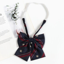 (StyleHH)Kids Striped Badge Pattern Jk Tie School Uniforms Casual Wear Accessories Gift