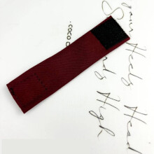 (Style50)College Style Triangular Scarf And Tie Buckle With Solid Color Design Daily For
