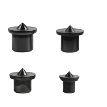 10 Sets (4 Pcs Each) Black Metal Dowel Center Punch Locator Tips for Panel Furniture Woodworking DIY Assembly