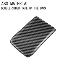Car Stowing Tidying Armrest Box Panel Trim Cover for Alphard/Vellfire 40 Series 2023+ Carbon Fiber Pattern