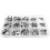 1000 PCS Stainless Steel E-Type Retaining Ring Kit 1.2mm-15mm E-Type Split Retaining Ring E-Type Bearing Retaining Ring 1