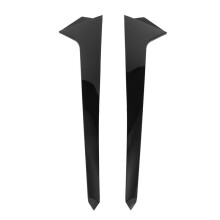 Auto GläNzend Schwarz Heckscheibe Seitenspoiler Canards Splitter für R 2017-2022 Windschutzscheiben Zieraufkleber
