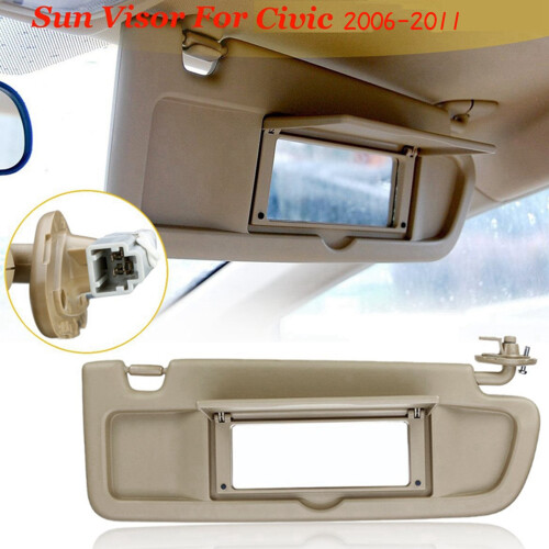 Car Interior Sun Visor Shield Warm Grey Shade Board 83280-SNA-A01ZE per   2006-2011 2