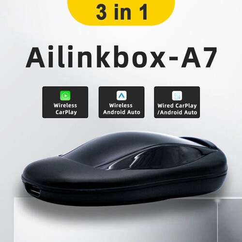 Android Wireless Carplay 3 nel 1 Wireless Car  Dongle Adapter Navigation Upgrade Box per    per 2