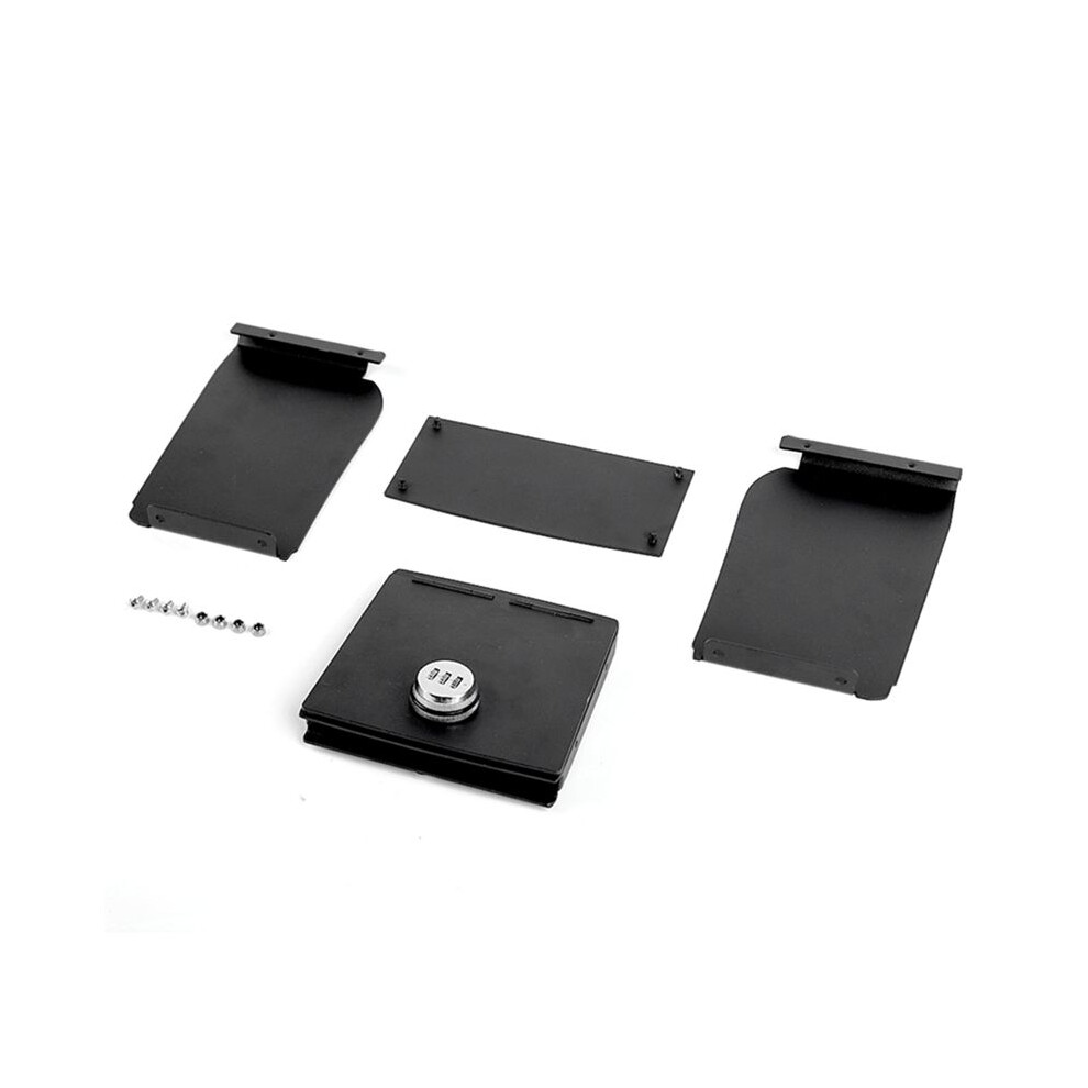 Center Console Lock Safe Box For 2011-2017 Jk Armrest Vault Organizer Tray With 3 Digit Combo Password 4714239771117