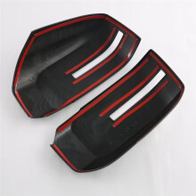 For Triton / L200 2024 Carbon Fiber Side Door Mirror Cap Rearview Mirror Cover Trim Accessories