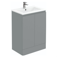 600mm Matt Grey Vanity Unit with Basin