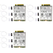 3X T77W968 DW5821E X20 4G LTE Module Cat16 Gigabit 4G Wireless Card for 5420 5424 7424 7400 Laptop+9XAntennas
