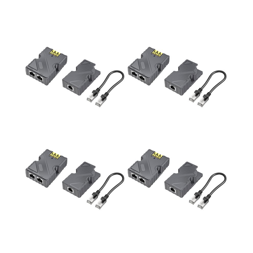 4X For Starlink Dishy Cable Adapter To Rj45 And 150W Gige Passive Poe Injector For Starlink V2 To Poe Injector 6032442299920