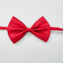 (Red)Toddler Boys Shirt Uniform Bow Tie With Agate For Stage Shows Costumes And