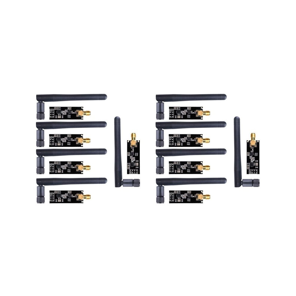 Nrf24l01+Pa+Lna Wireless Transceiver Rf Transceiver Module 1100-Meter Long-Distance With Antenna 10Set 4713868964433
