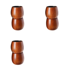 Boston-Glas Aus Verkohltem Holz, Boston-Trinkbecher Aus Holz, Altmodische Whiskygläser, Trinkgläser, 6er-Pack