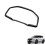 Car Matte Silver Interior Dashboard Meter Display Frame Cover Trim for  Outlander 2022 2023 3