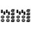 Replacement Kit for  Water Filter System Elements - 8 Wing Nuts, 8 Washers & 8 Silicone Blocking Plugs 1