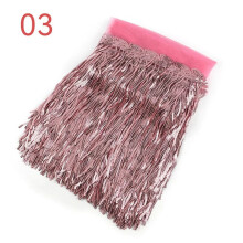 (Pink) 10Y Sequin Fringe Trim Tassel Glitter Lace Fringes for Dance Clothes Dress HOT