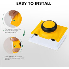 Paint Edger Tool with 5pcs Replaceable Microfiber Pads, No-Tape Painting Tool for Walls, Ceilings & Trim