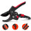 1pc Professional Ratchet Anvil Pruning Shears, Segmented Pulley Pruning Shears, Hand-Saving Branch Pruning Shears 3