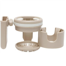3-in-1 Stroller Cup Holder, Baby Stroller Accessories with Bottle Holder, Phone Mount, and Drink Caddy for Strollers
