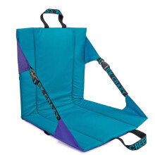 Stadium Chair with Padded Back Support, Reclining Folding Stadium Chair Bleacher Cushion,Outdoors Portable Seating