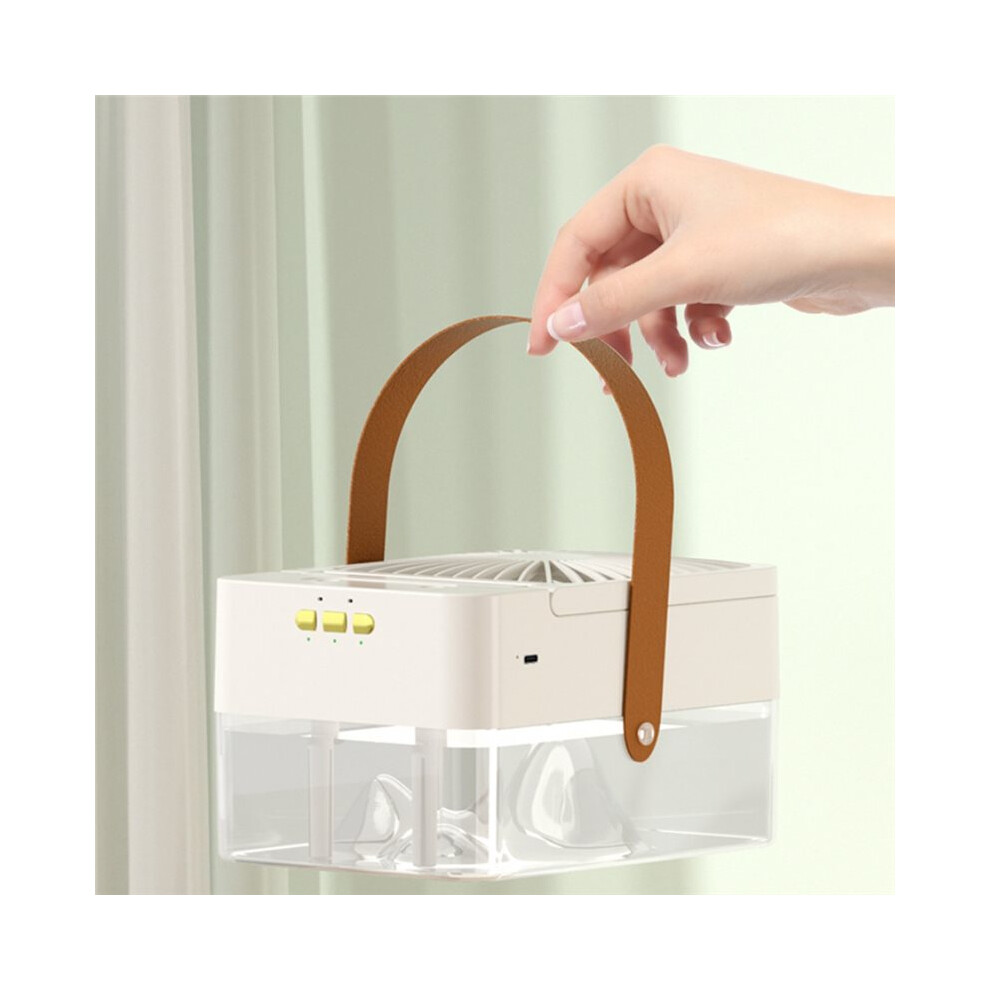 Desktop Humidifying Cooling Fan 2-Hole Humidification Usb Air Conditioner Fan Misting Fan With 2.5L Water Tank 6032025942212