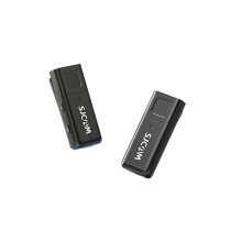SJCAM 2PCS M4 Wireless Lavalier Microphone for SJ6 Ultra/SJ30 Action Camera Clear Voice Recording 4-Hour Battery Life