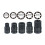 17Pcs Master Brake Caliper Tool Set Includes Brake Pad & Caliper Screw Disassembly Sleeves for 3