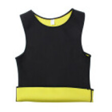 (Black Vest Without Zipper,3XL)Herren Gewichtsverlust Training Neopren Body Shaper Schweiß Sauna Anzug Trainingsweste