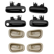 8PCS Car Door Handle Outside Door Handle Kit for 1998-2002 69206-02050 69205-02050 69220-02040