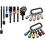 Bit Holder,11P Drill Bit Holder Keychain/3P Impact Drill Sockets Adapter/3P 1/4''Quick Hex Shank/ 105Right Angle Driver 1