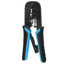 RJ45 Crimper RJ11 RJ45 Crimping Tool Ethernet Network LAN Cable Crimper Cutter Stripper Plier, for 6P 8P RJ11 RJ12 RJ45.