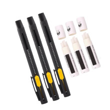 Heat Erasable Fabric Marking Pens - 0.2mm Sewing & Quilting for Tailors, Embroidery, and Crafts (3Pen+60Refills)