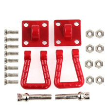 1/10 RC Crawler Car Metal Tow Hook Chain Luggage Rack for  TRX4 SCX10