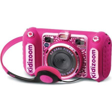 Kamera für Kinder - VTECH - Kidizoom Duo DX Rosa - 75 dynamische Filter - 5 Spiele in erweiterter Realität