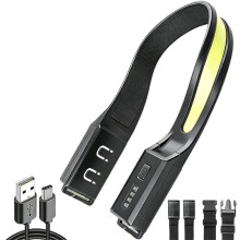 COB Silicone Work Light Magnetic Auto Repair, Outdoor Camping, Flashlight, Running Light, Fishing Light Headlight