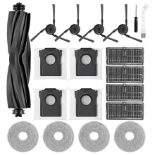 19Pcs Main Side Brush Filter Mop Dust Bag for L40 Ultra X40 Master& MOVA P10/P50 Pro Ultra Vacuum Accessories