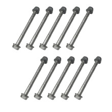 10PCS N10770901 M10x110x24mm Front Suspension Strut Pinch Bolt and Nut for A4 B8 A5 A6 C6 C7 WHT007963 N10272302