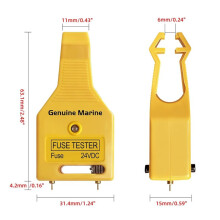24V Automotive Blade Fuses Tester Puller Check for Circuit Breakers for Car ATR ATO/ATC ATM Reset Fuse Removal Tool