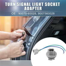 2 Set Car Turn Signal Light Socket Holder 90075-60028 for 4Runner Limited, SR5, Sport 2003-2005 9007560028