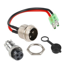 GX16 Aviation Charging Port for M4/ Scooter 3-Pin Charging Connection Charging Harness