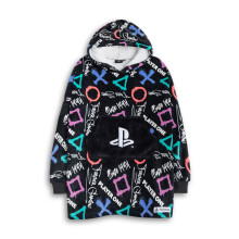 PlayStation Blanket Hoodie (Boys Black)