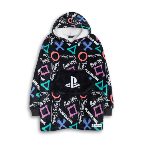 Playstation PlayStation Blanket Hoodie (Boys Black)